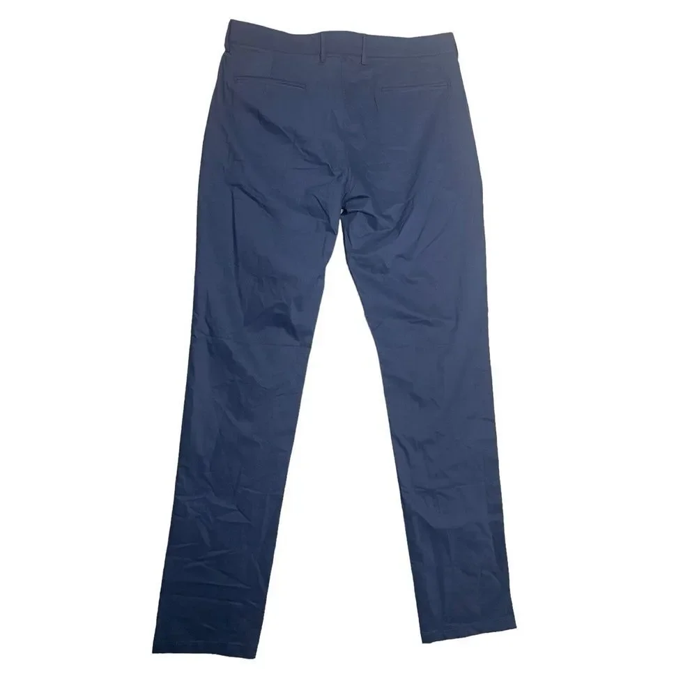 J.CREW Mens 1040 Athletic Tapered-fit‎ tech Pant in Navy Size 34/36